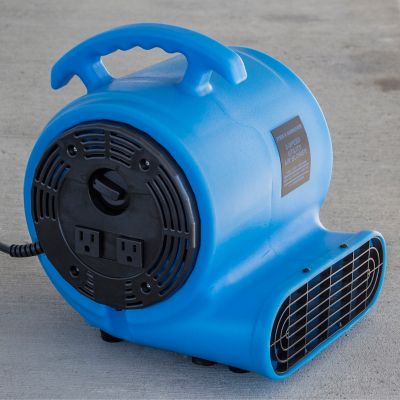 Image showing  10 in. Air Mover Blower Utility Floor Fan with Daisy Chain, 900 CFM