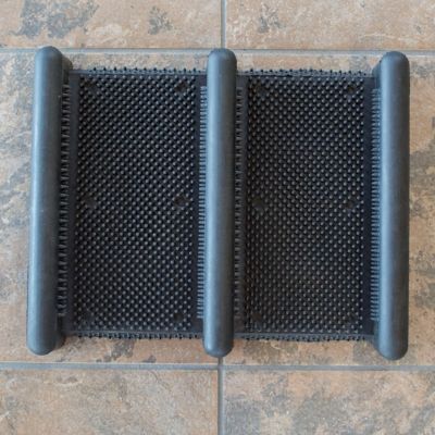 Image showing  Rubber Boot Scraper Mats, 15 in. x 12.5 in., 2-Pack