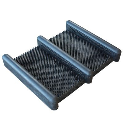 Image showing  Rubber Boot Scraper Mats, 15 in. x 12.5 in., 2-Pack