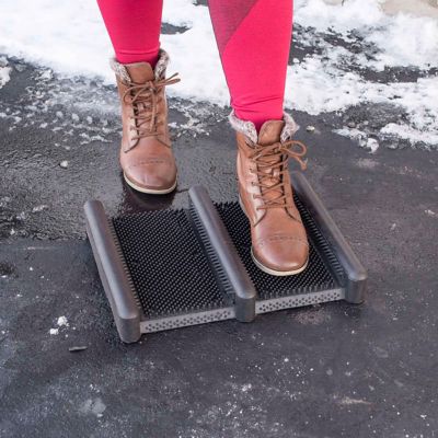 Image showing 5 th AmeriHome 2 pc. Rubber Boot Scraper Mat and Rubber Boot/Shoe Mat Set