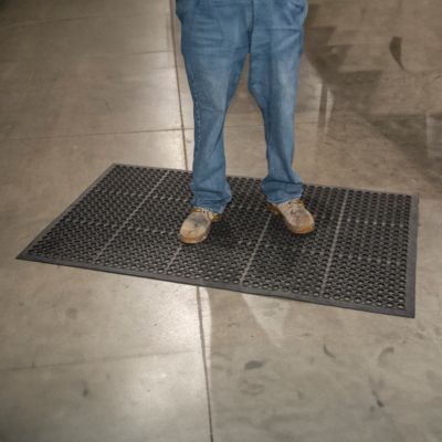 Image showing  3 x 5 ft. Industrial Rubber Floor Mat, Pack of 2, RMAT352PK