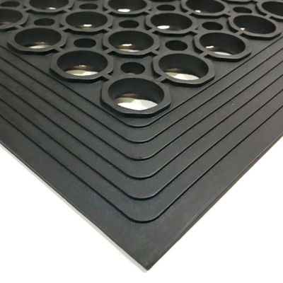 Image showing  3 x 5 ft. Industrial Rubber Floor Mat, Pack of 2, RMAT352PK