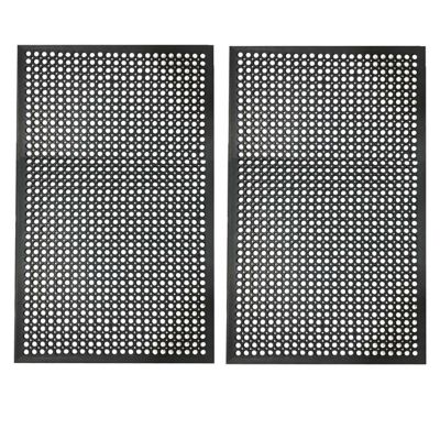 Image showing  3 x 5 ft. Industrial Rubber Floor Mat, Pack of 2, RMAT352PK
