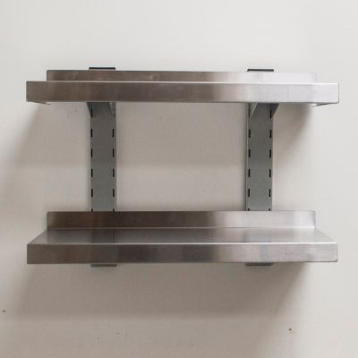 Image showing  Stainless Steel Double Wall Mount Shelf, SSDWMS