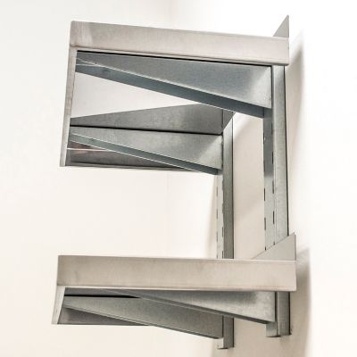 Image showing  Stainless Steel Double Wall Mount Shelf, SSDWMS