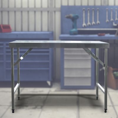 Image showing  Stainless Steel Portable Folding Work Table