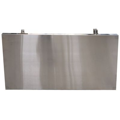 Image showing  48 in. x 24 in. Space-Saving Stainless Steel Wall-Mount Work Table