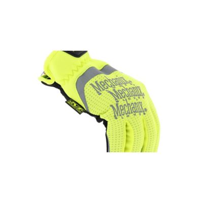 Image showing 3 th Mechanix Wear FastFit Hi Viz Work Gloves, 1 Pair