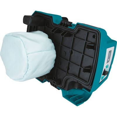 Image showing 5 th Makita 2 gal. 18V Lithium Ion Brushless Cordless HEPA Portable Wet/Dry Vacuum Tool Only, 57 CFM, 27 in. Water Lift of Suction