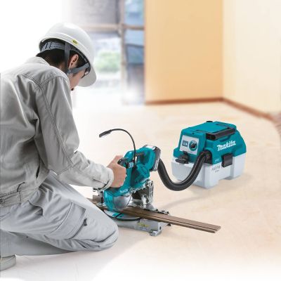 Image showing 15 th Makita 2 gal. 18V Lithium Ion Brushless Cordless HEPA Portable Wet/Dry Vacuum Tool Only, 57 CFM, 27 in. Water Lift of Suction