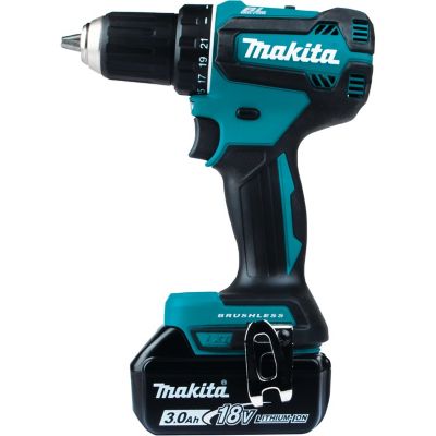 Image showing 5 th Makita 18V 1/2 in. Cordless Brushless Driver Drill Kit