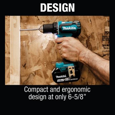 Image showing 9 th Makita 18V 1/2 in. Cordless Brushless Driver Drill Kit