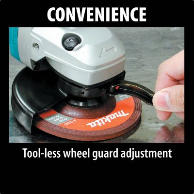 Image showing 10 th Makita 4-1/2 in. 13A SJS High Power Angle Grinder