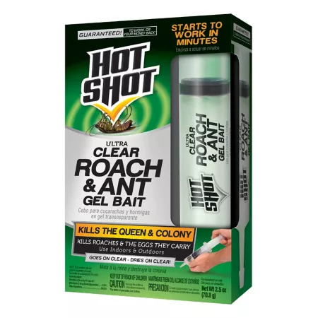 Hot Shot 2.5 oz Gel bait for cockroaches and ants Insect Repellent