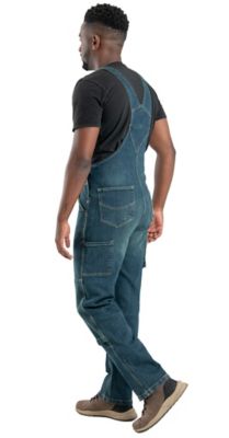 Image showing 1 th Berne Men's Unlined Washed Flex Denim Bib Overalls