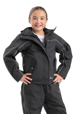 Berne Kid's Coastline Waterproof Nylon Insulated Hooded Jacket
