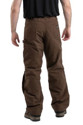 Image showing 1 th Berne Men's Relaxed Fit Washed Duck Insulated Outer Work Pants