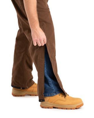 Image showing  Men's Relaxed Fit Washed Duck Insulated Outer Work Pants
