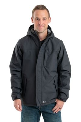 Berne Men's Coastline Nylon Waterproof Insulated Storm Jacket