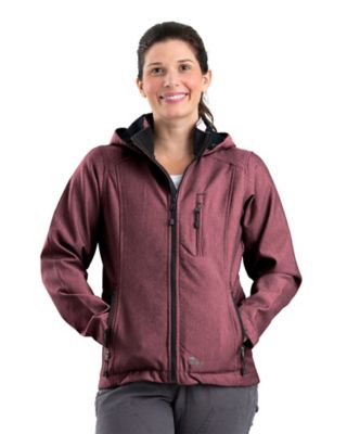 Image showing 0 th Berne Women's Hooded Softshell Jacket
