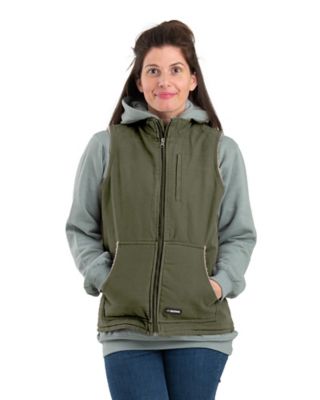 Berne Women's Softstone Duck Sherpa-Lined Vest