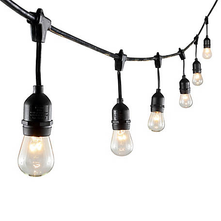 18 LED Light Bulb String Lights Battery Operated Indoor Use 