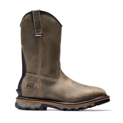 Timberland PRO Men's Soft Toe True Grit Pull-On Waterproof Work Boots