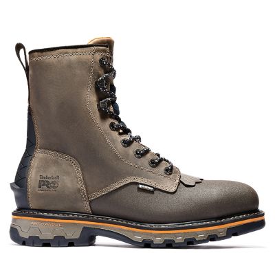 Timberland PRO Men's True Grit Composite Toe Waterproof Side-Zip Work Boots, 8 in.