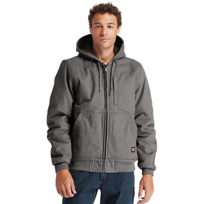 Timberland PRO Men's Gritman Lined Canvas Hooded Jacket