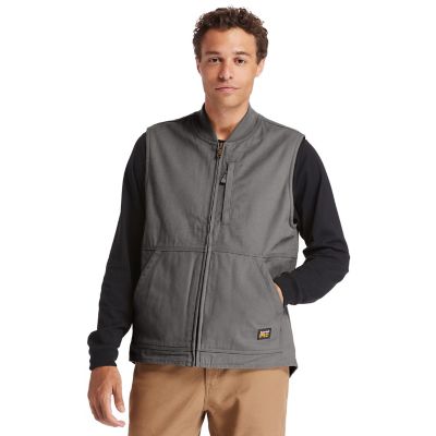 Timberland PRO Men's Gritman Lined Canvas Vest