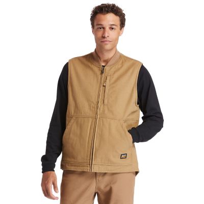 Timberland PRO Men's Gritman Lined Canvas Vest