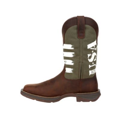 Image showing  Men's Square Toe Western Rebel Boots, 12 in.