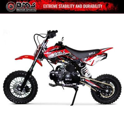 BMS Motorsports Pro 110A Dirt Bike, Black, BMS-EZD-110A-BK