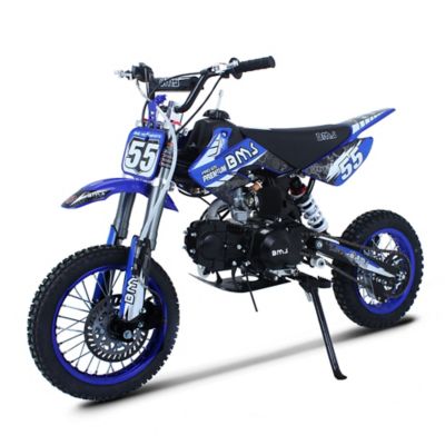 BMS Motorsports Pro 125 Premium Dirt Bike, Blue, BMS-EZD-25PREM-BU