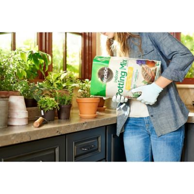 Image showing  6 qt. 8 oz. Indoor Plant Food Potting Mix