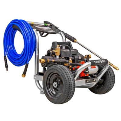 SIMPSON 1,200 PSI 2 GPM Electric Cold Water Sanitizing Mister and Pressure Washing System, 75 ft. High Pressure Chemical Hose