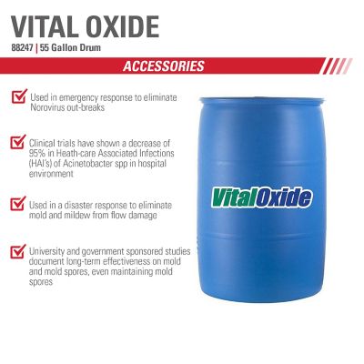 Image showing  55 gal. Vital Oxide Mold Remover and Disinfectant Pressure Washer Cleaner