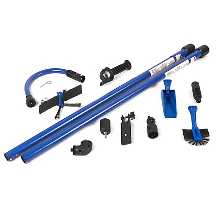 Gardus GutterSweep Rotary Gutter Cleaning System, 6-1/2 in. x 13-3/8 in. x 40 in.