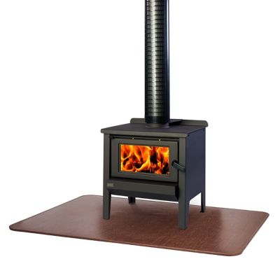 Image showing  Steel Stove Board, 36 in. x 52 in., Woodgrain