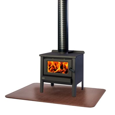Image showing  Steel Stove Board, 36 in. x 48 in., Woodgrain