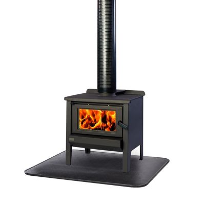 Image showing  Steel Stove Board, 32 in. x 42 in., Black