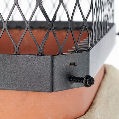 Image showing  18 in. x 18 in. Single Flue Chimney Cap, Black Powder Coat Finish