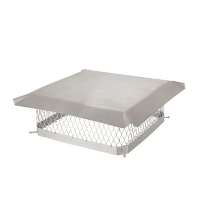 Image showing  18 in. x 18 in. Single Flue Chimney Cap, 304 Stainless Steel