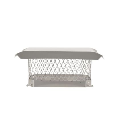 Image showing  9 in. x 13 in. Single Flue Chimney Cap, 304 Stainless Steel