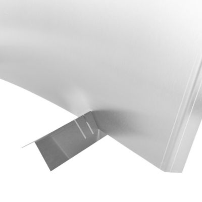 Image showing  27 in. x 27 in. 14-Gauge Stainless Steel Fireplace Fireback