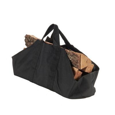 Shelter Log Tote, Black, Hauls Up to 75 lb.