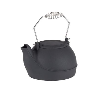 Liberty Foundry 5 qt. Cast-Iron Kettle Steamer, Black