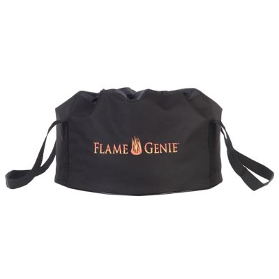 Flame Genie 13 in. Pellet Fire Pit Canvas Tote, Double-Stitched Handles