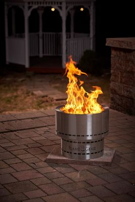 Flame Genie 19 In Pellet Fire Pit Stainless Steel Fg 19 Ss At Tractor Supply Co