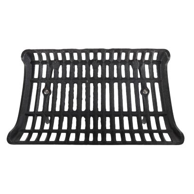 Image showing  Heavy-Duty Cast Iron Curved Basket-Style Fireplace Grate with 2.5 in. Leg Clearance, 28 in.